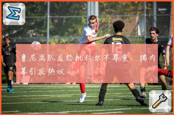 鲁尼离队后怒批科尔不尊重，揭内幕引发热议